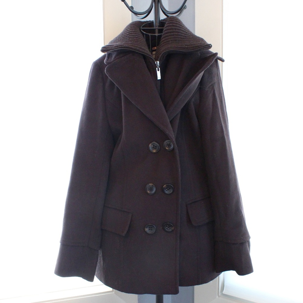 Dark Chocolate Brown Winter Coat